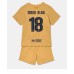 Cheap Barcelona Jordi Alba #18 Away Football Kit Children 2022-23 Short Sleeve (+ pants)